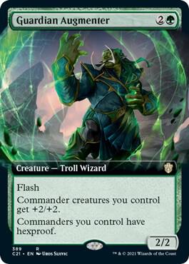 Guardian Augmenter Extended Art 389 (Commander 2021)  | Good Games Adelaide SA
