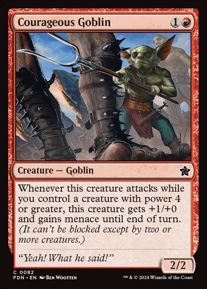Courageous Goblin 82 (Foundations)  | Good Games Adelaide SA