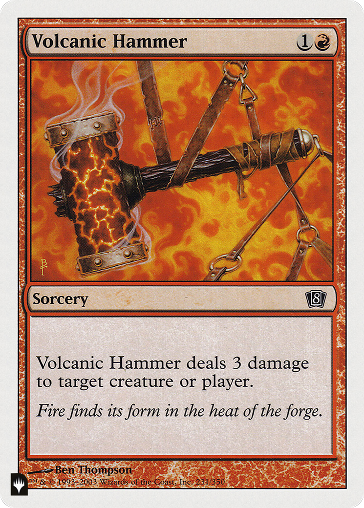 Volcanic Hammer [The List Reprints] | Good Games Adelaide SA