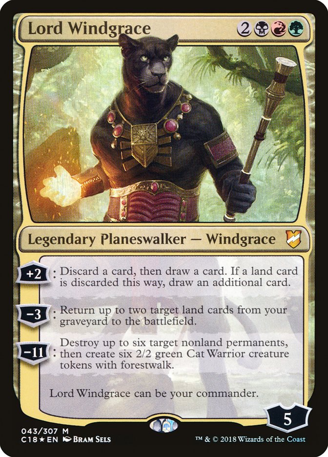 Lord Windgrace 43 (Commander 2018)  - Foil | Good Games Adelaide SA
