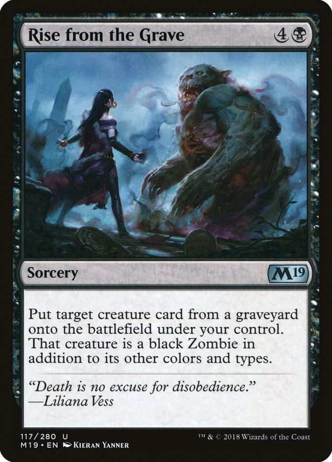 Rise from the Grave 117 (Core Set 2019)  - Foil | Good Games Adelaide SA