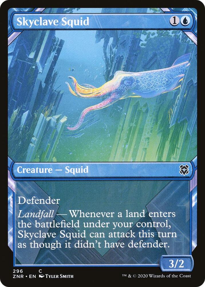 Skyclave Squid 296 (Zendikar Rising)  - Foil | Good Games Adelaide SA
