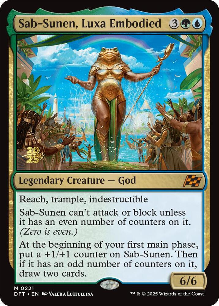 Sab Sunen Luxa Embodied 221 (Prerelease Cards)  - Foil | Good Games Adelaide SA