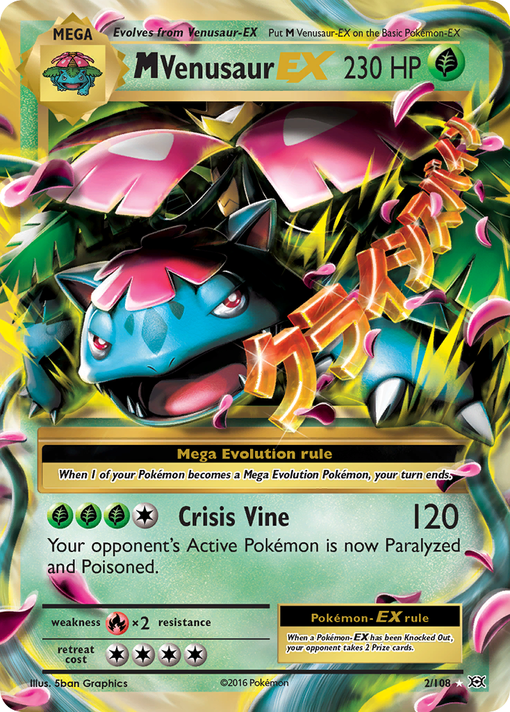 M Venusaur EX (2/108) [XY: Evolutions] | Good Games Adelaide SA
