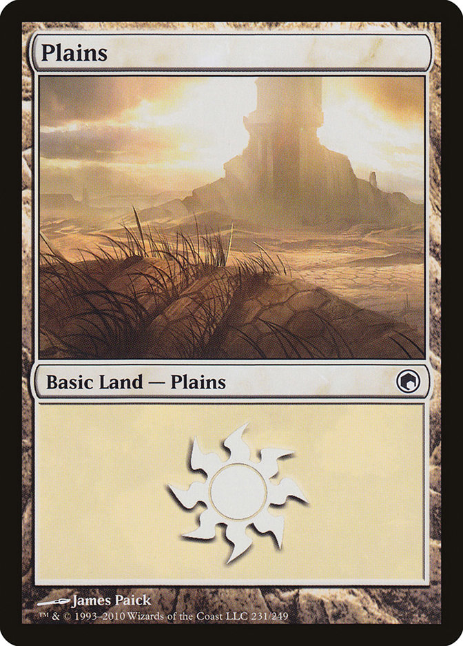 Plains (231) [Scars of Mirrodin] | Good Games Adelaide SA