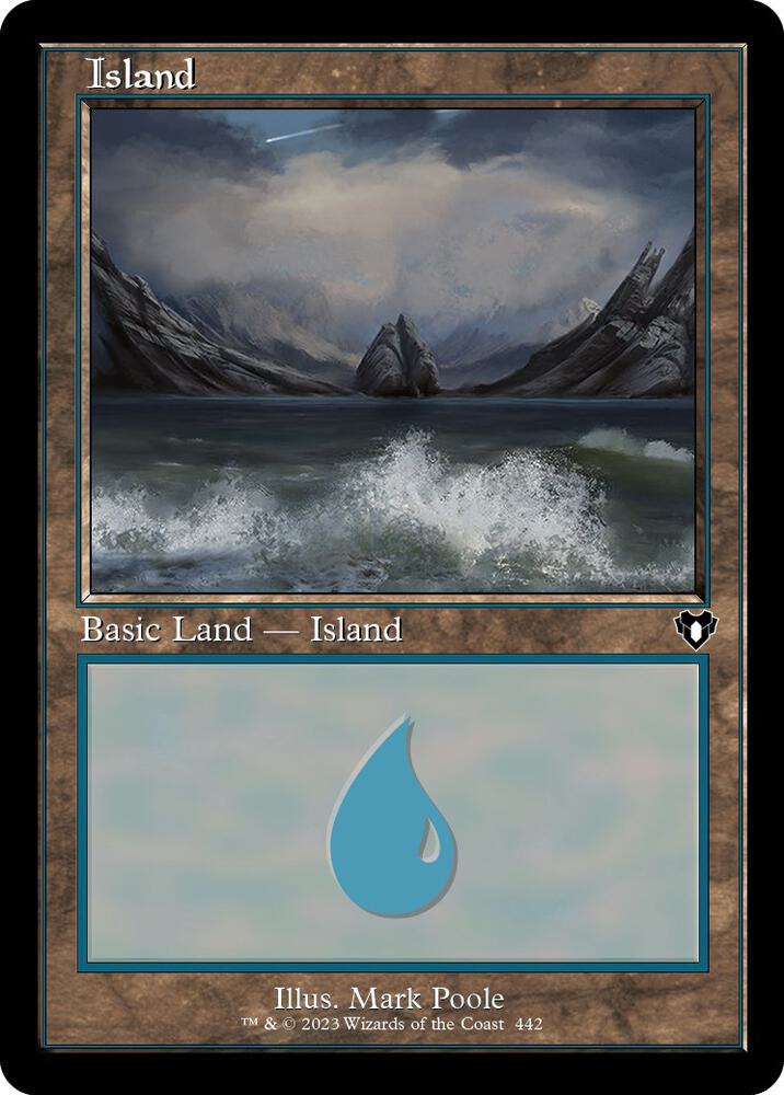 Island 442 (Commander Masters)  - Retro Foil | Good Games Adelaide SA