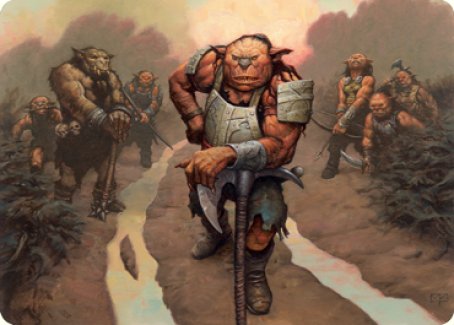 Hobgoblin Bandit Lord Art Card [Dungeons & Dragons: Adventures in the Forgotten Realms Art Series] | Good Games Adelaide SA