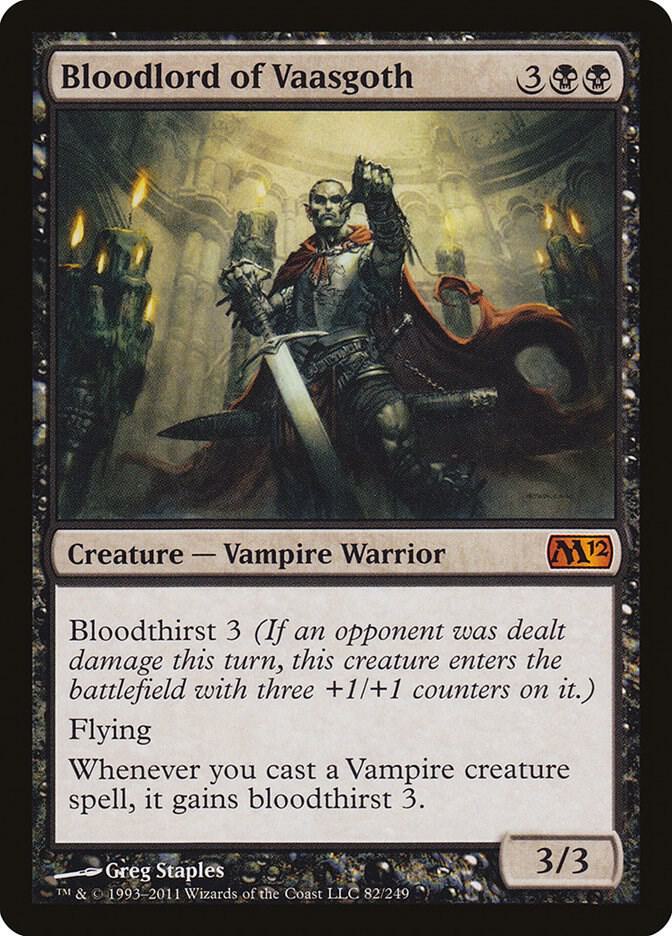 Bloodlord of Vaasgoth 82 (Magic 2012 (M12))  - Foil | Good Games Adelaide SA