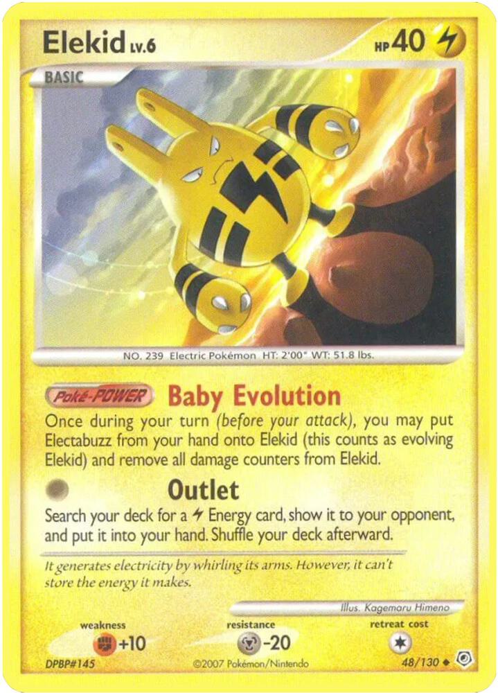 Elekid 48/130 (Diamond and Pearl)  | Good Games Adelaide SA