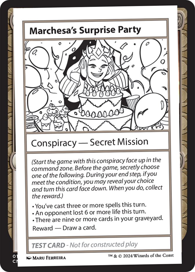 Marchesa's Surprise Party  (Mystery Booster 2 Playtest Cards)  | Good Games Adelaide SA