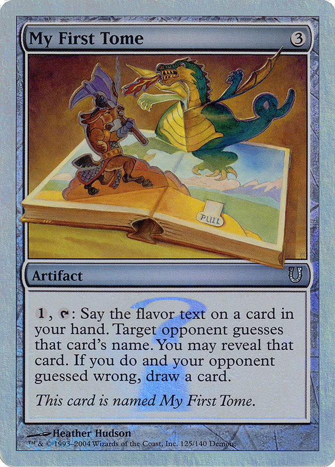 My First Tome (Alternate Foil) [Unhinged] | Good Games Adelaide SA