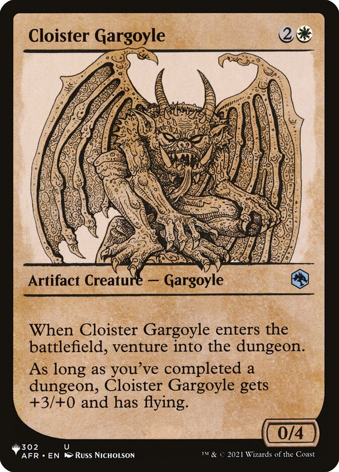 Cloister Gargoyle (Showcase) [The List] | Good Games Adelaide SA