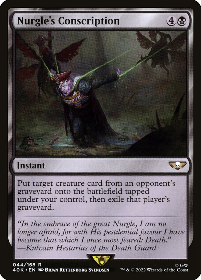 Nurgle's Conscription 44 (Universes Beyond: Warhammer 40,000)  | Good Games Adelaide SA