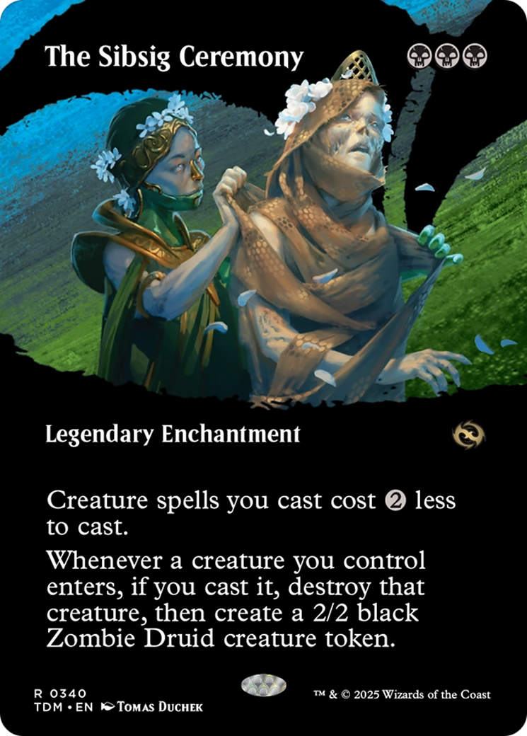 The Sibsig Ceremony (Borderless) [Tarkir: Dragonstorm] | Good Games Adelaide SA