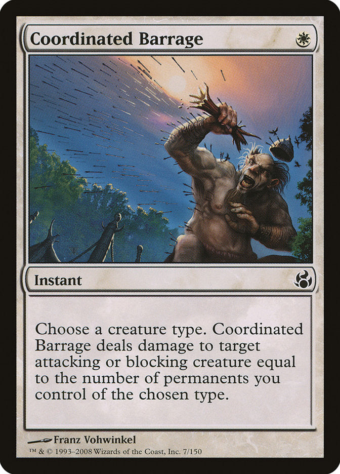 Coordinated Barrage 7 (Morningtide)  - Foil | Good Games Adelaide SA