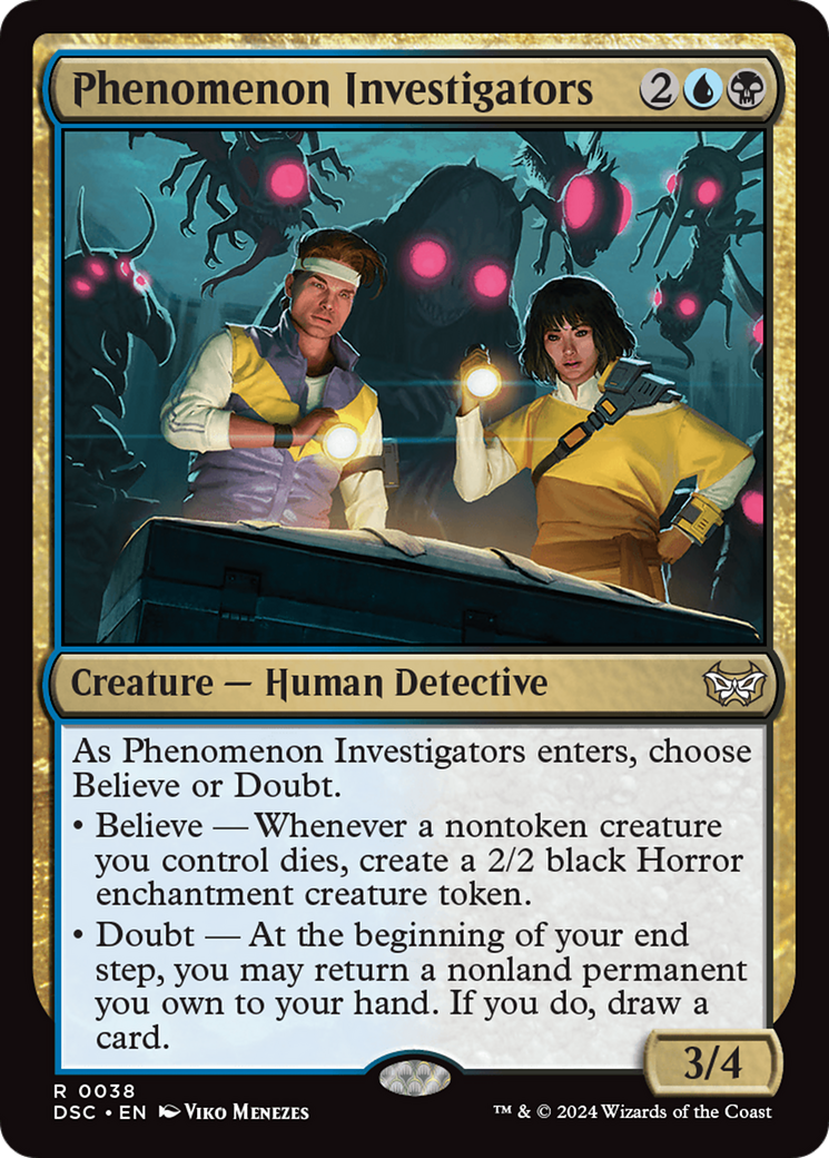 Phenomenon Investigators [Duskmourn: House of Horror Commander] | Good Games Adelaide SA