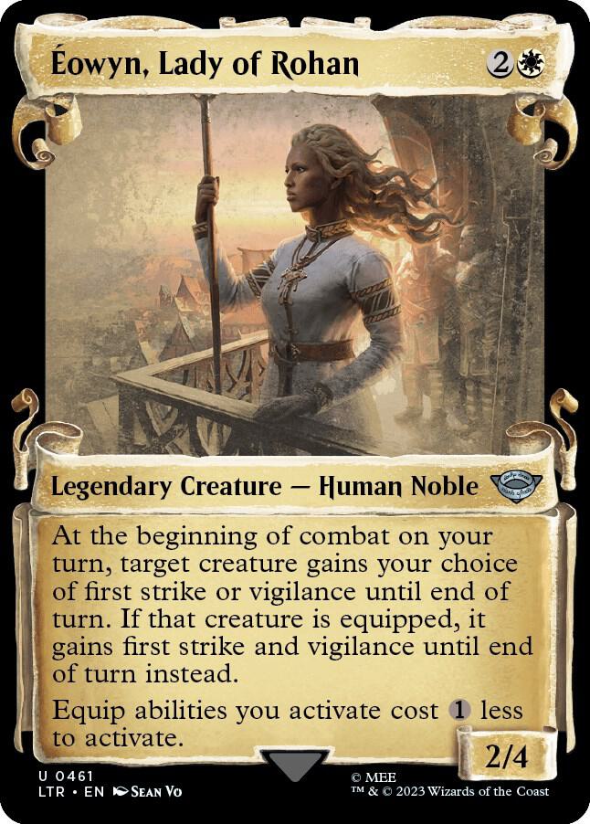 Éowyn, Lady of Rohan 461 (Universes Beyond: The Lord of the Rings: Tales of Middle-earth)  - Showcase Scroll | Good Games Adelaide SA