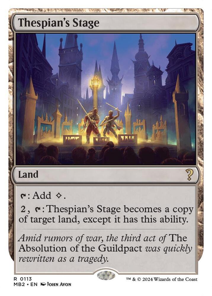 Thespian's Stage 113 (Mystery Booster 2)  | Good Games Adelaide SA