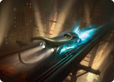 Run Out of Town Art Card [Streets of New Capenna Art Series] | Good Games Adelaide SA