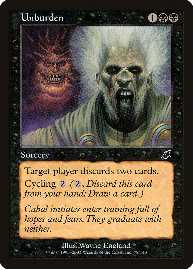 Unburden [Scourge] | Good Games Adelaide SA