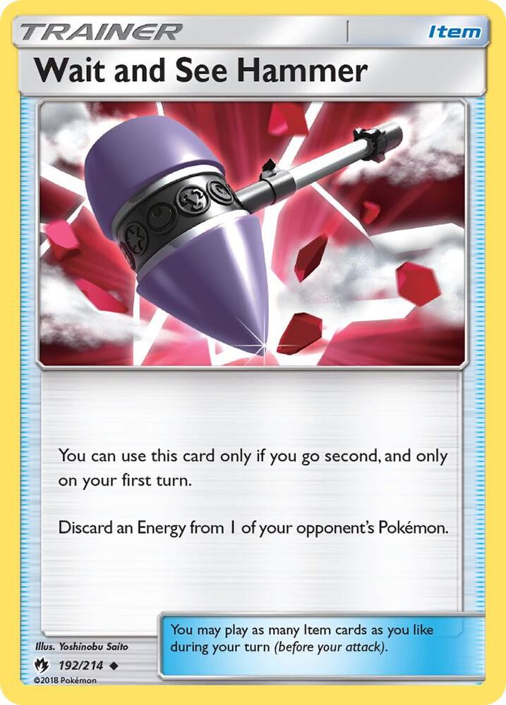 Wait and See Hammer 192/214 (SM - Lost Thunder)  | Good Games Adelaide SA