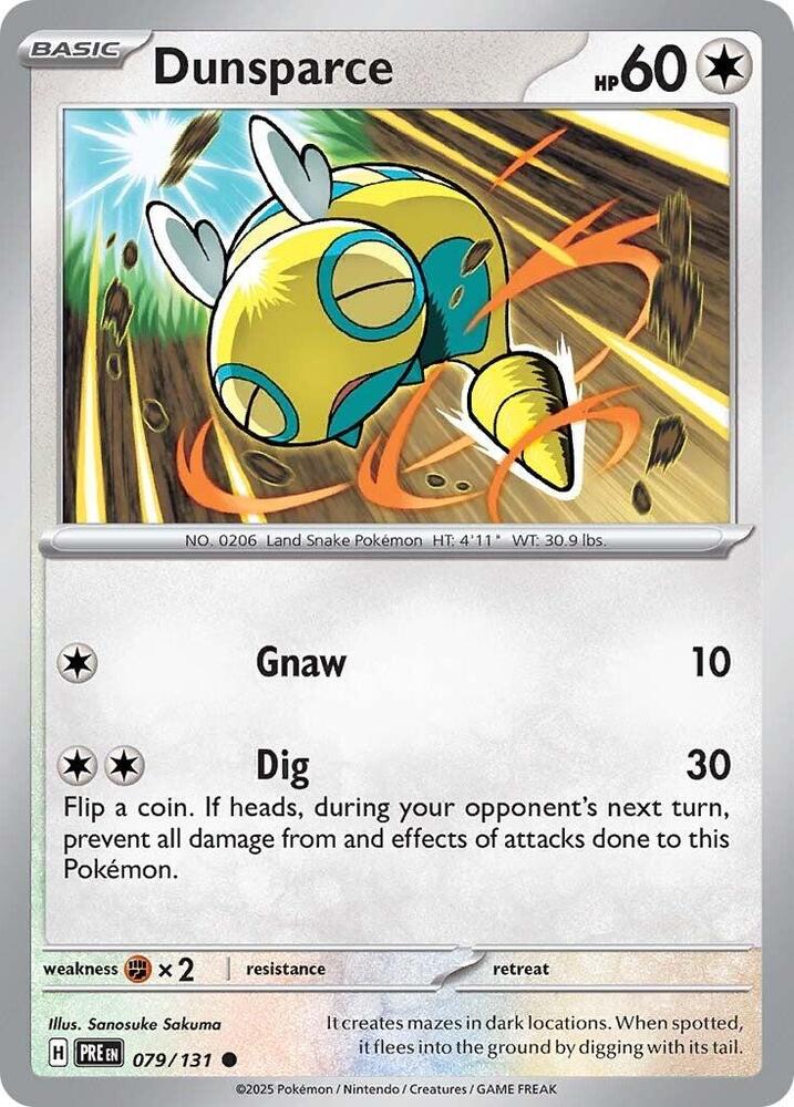 Dunsparce (079/131) [Scarlet & Violet: Prismatic Evolutions] | Good Games Adelaide SA