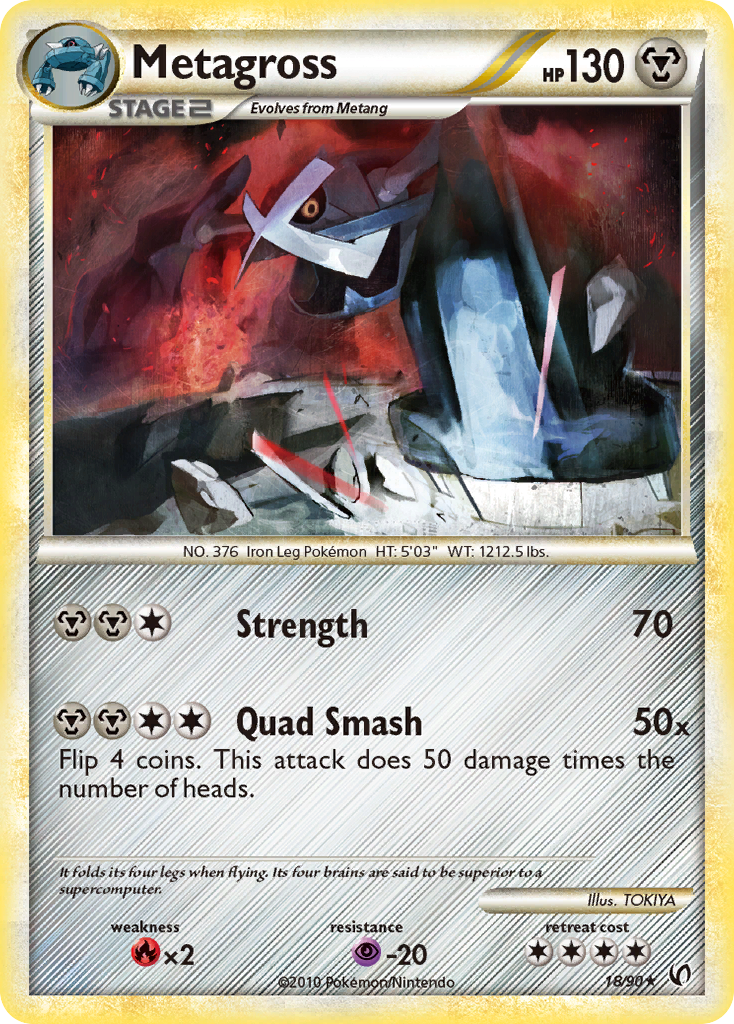 Metagross (18/90) [HeartGold & SoulSilver: Undaunted] | Good Games Adelaide SA