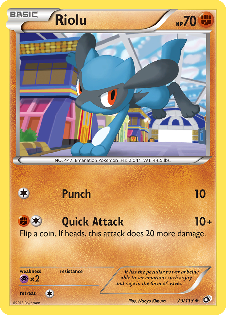 Riolu (79/113) [Black & White: Legendary Treasures] | Good Games Adelaide SA