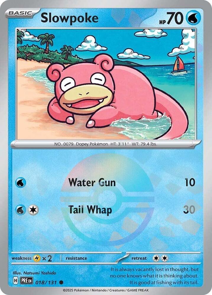 Slowpoke (018/131) (Poke Ball Pattern) [Scarlet & Violet: Prismatic Evolutions] | Good Games Adelaide SA