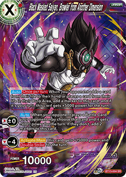 Black Masked Saiyan, Brawler from Another Dimension (Super Rare) [BT13-004] | Good Games Adelaide SA