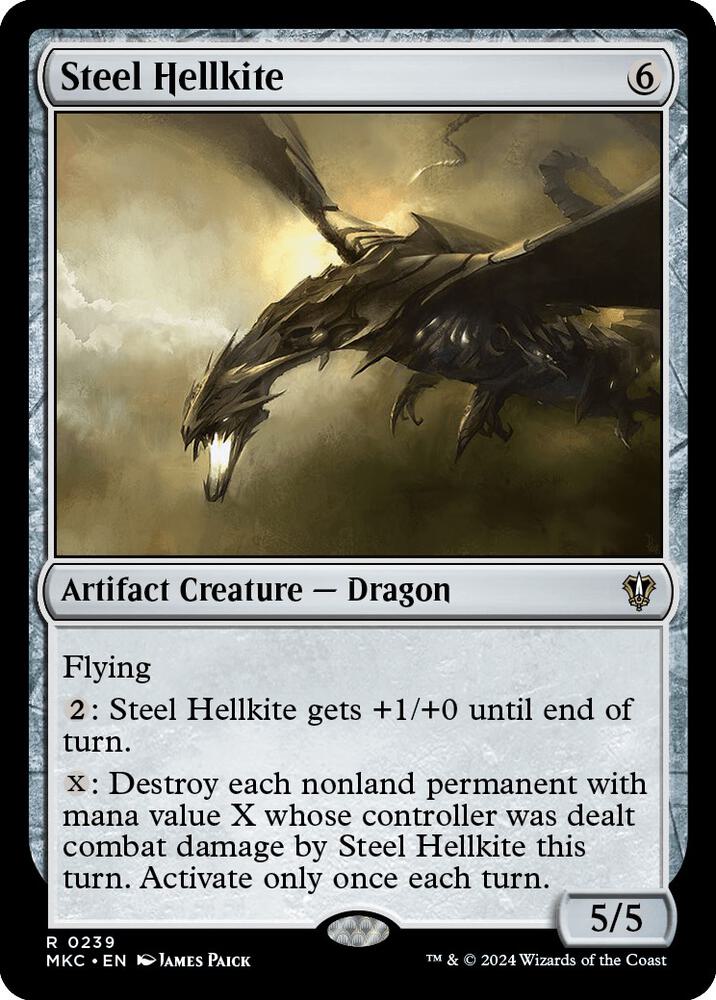 Steel Hellkite 239 (Commander: Murders at Karlov Manor)  | Good Games Adelaide SA