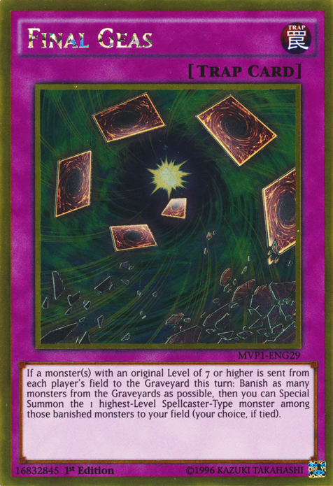 Final Geas [MVP1-ENG29] Gold Rare | Good Games Adelaide SA