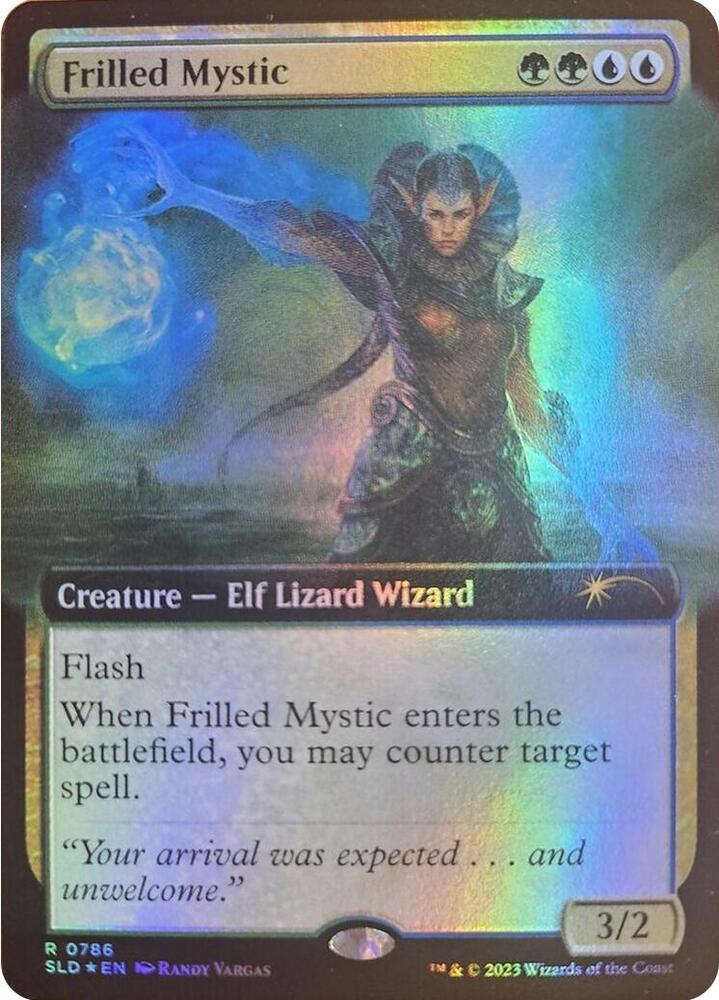 Frilled Mystic Extended Art 786 (Secret Lair Drop Series)  - Foil | Good Games Adelaide SA