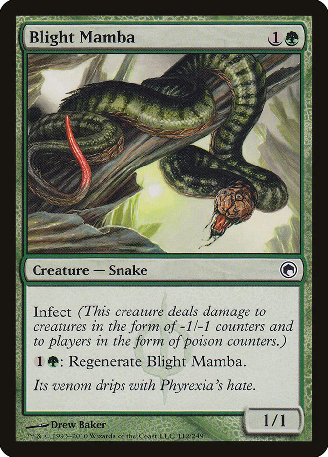 Blight Mamba 112 (Scars of Mirrodin)  | Good Games Adelaide SA