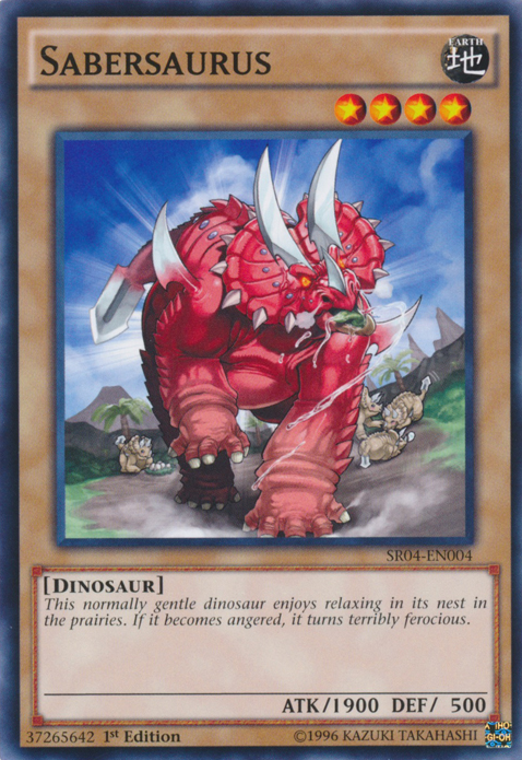 Sabersaurus [SR04-EN004] Common | Good Games Adelaide SA