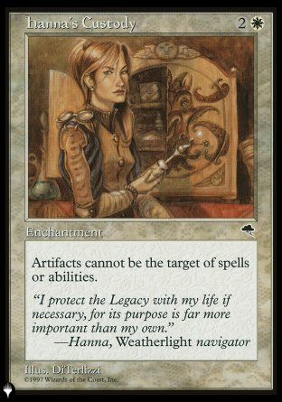 Hanna's Custody [The List] | Good Games Adelaide SA