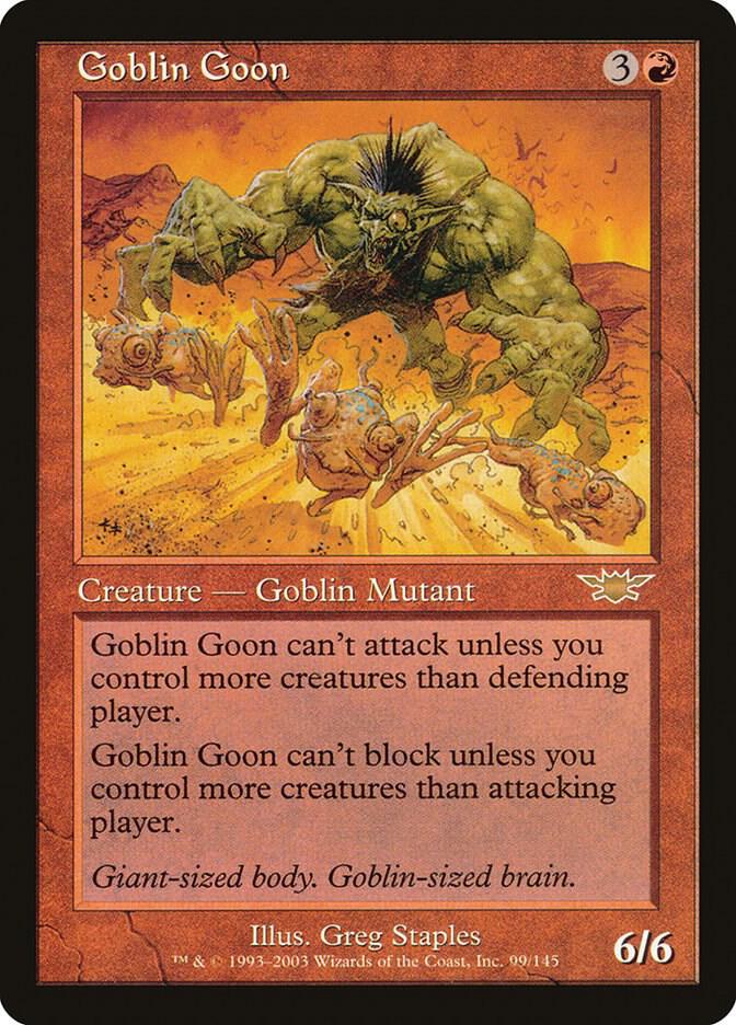 Goblin Goon 99 (Legions)  - Foil | Good Games Adelaide SA