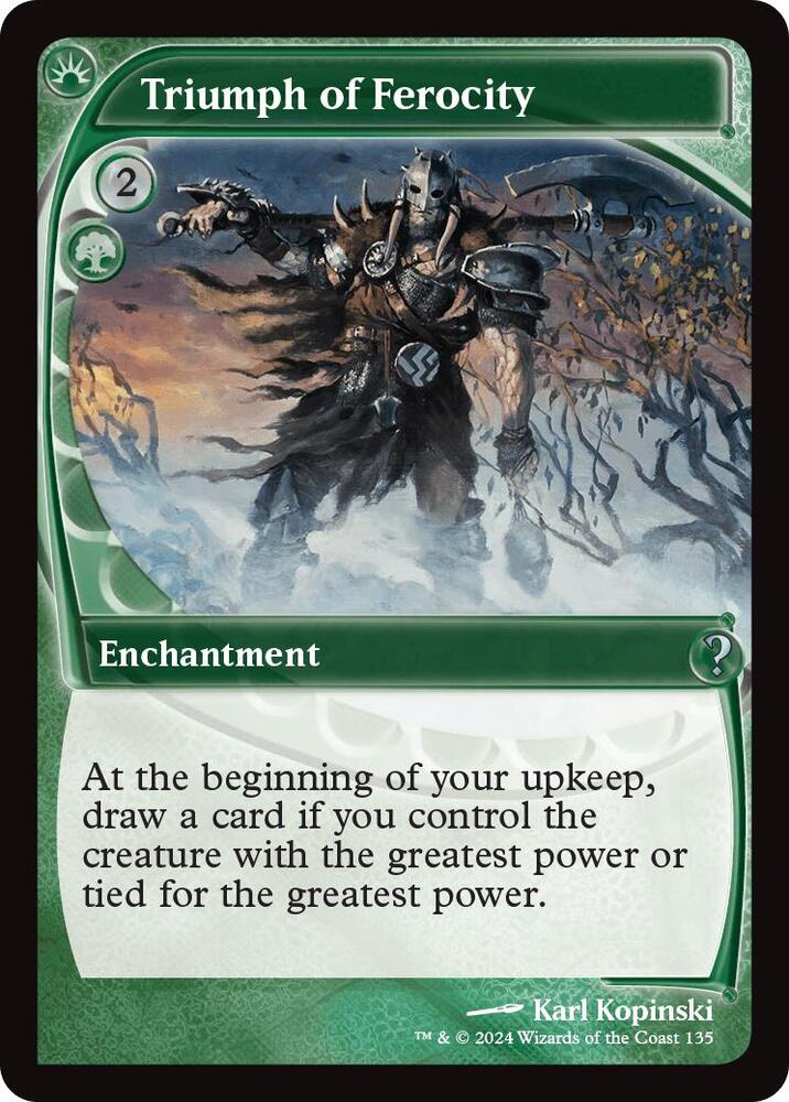 Triumph of Ferocity 135 (Mystery Booster 2)  | Good Games Adelaide SA