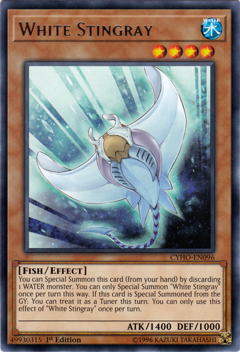 White Stingray [CYHO-EN096] Rare | Good Games Adelaide SA