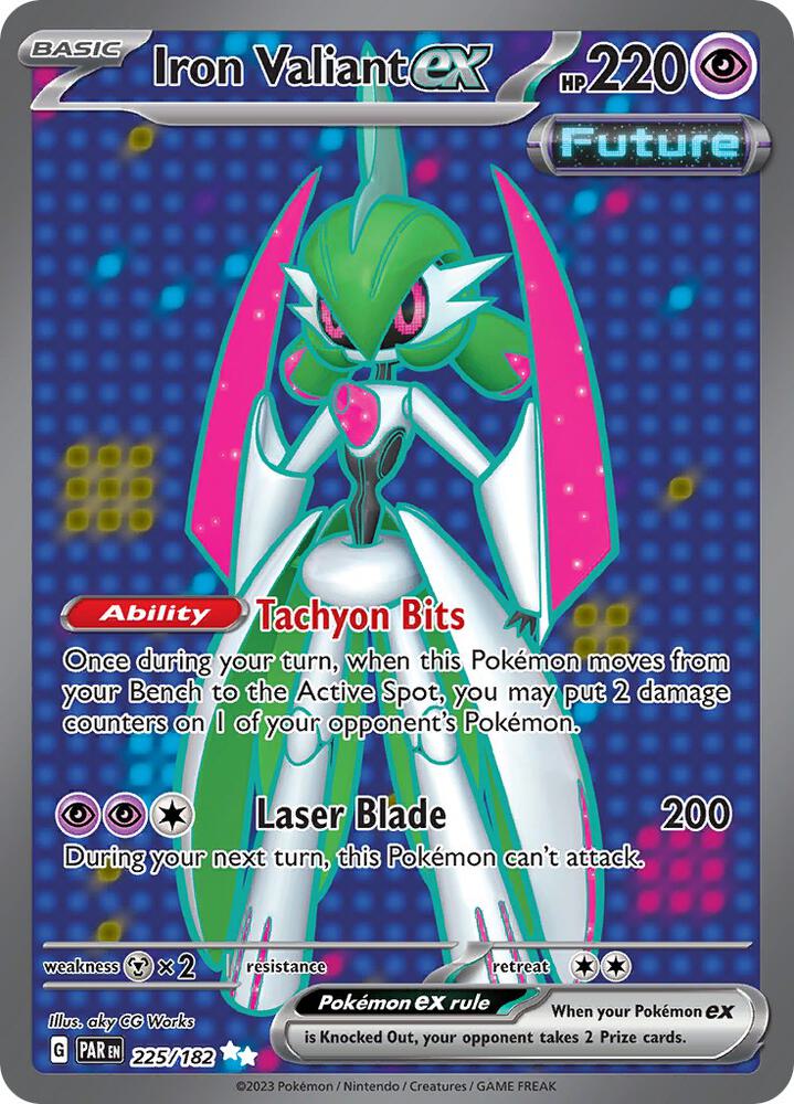 Iron Valiant ex 225/182 (SV04: Paradox Rift)  - Holofoil | Good Games Adelaide SA