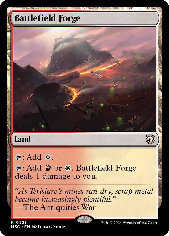 Battlefield Forge 321/411 (Commander: Modern Horizons 3)  - Ripple Foil | Good Games Adelaide SA