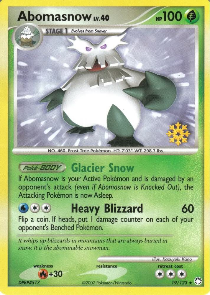 Abomasnow 19 123 019/123 (Countdown Calendar Promos)  | Good Games Adelaide SA