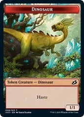 Dinosaur // Human Soldier (003) Double-sided Token [Ikoria: Lair of Behemoths Tokens] | Good Games Adelaide SA