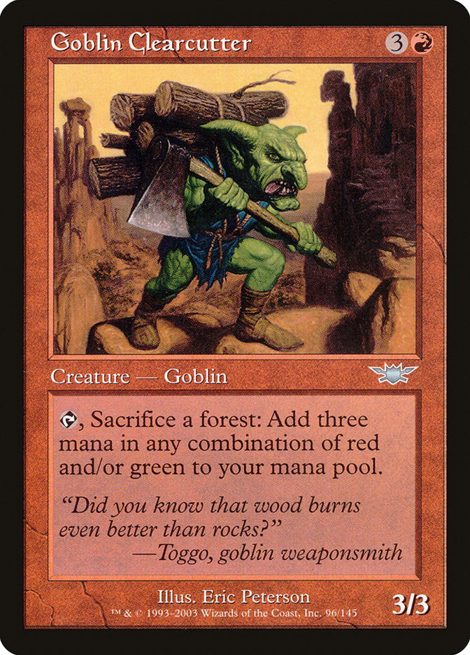 Goblin Clearcutter 96 (Legions)  | Good Games Adelaide SA