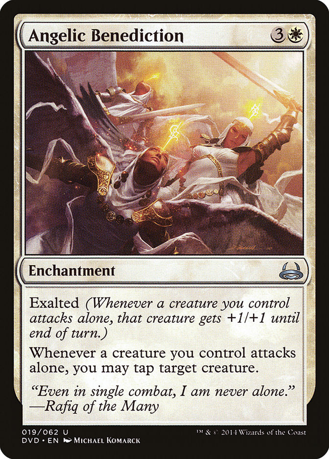 Angelic Benediction (Divine vs. Demonic) [Duel Decks Anthology] | Good Games Adelaide SA