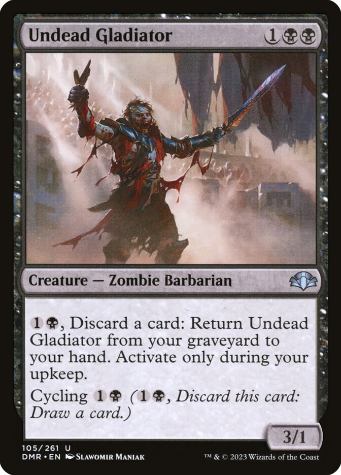 Undead Gladiator 105 (Dominaria Remastered)  | Good Games Adelaide SA