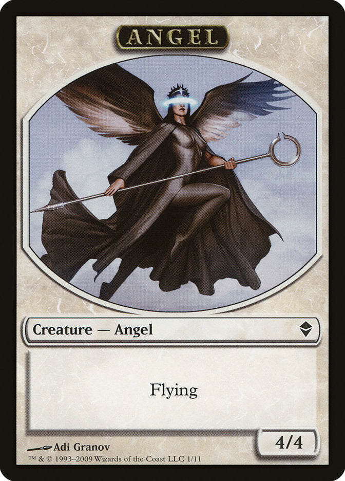 Angel Token [Zendikar Tokens] | Good Games Adelaide SA