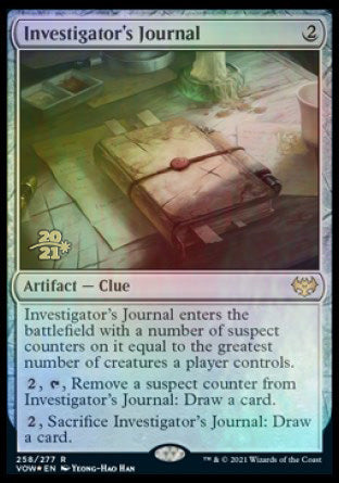 Investigator's Journal [Innistrad: Crimson Vow Prerelease Promos] | Good Games Adelaide SA