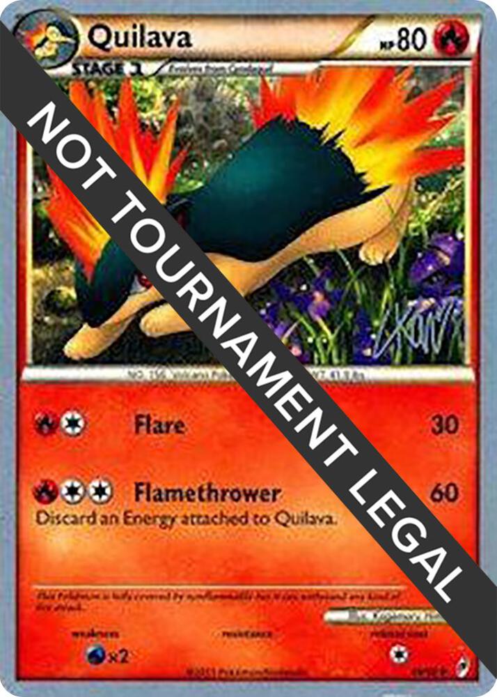 Quilava 2011 Christopher Kan 49/95 (World Championship Decks)  | Good Games Adelaide SA