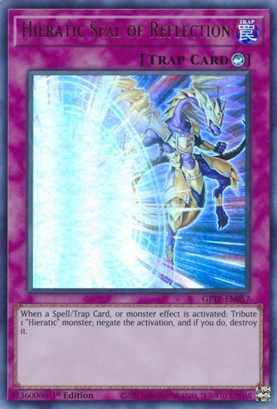 Hieratic Seal of Reflection [GFTP-EN057] Ultra rare | Good Games Adelaide SA